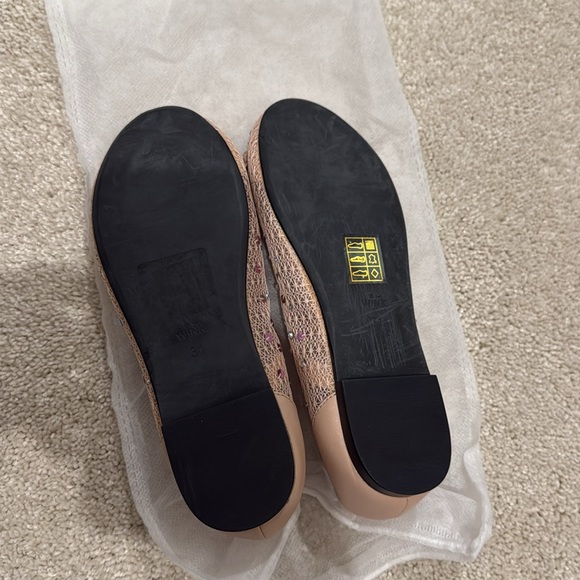 Nude Pink Sparkle Ballet Flats for Girls - Picture 5 of 6